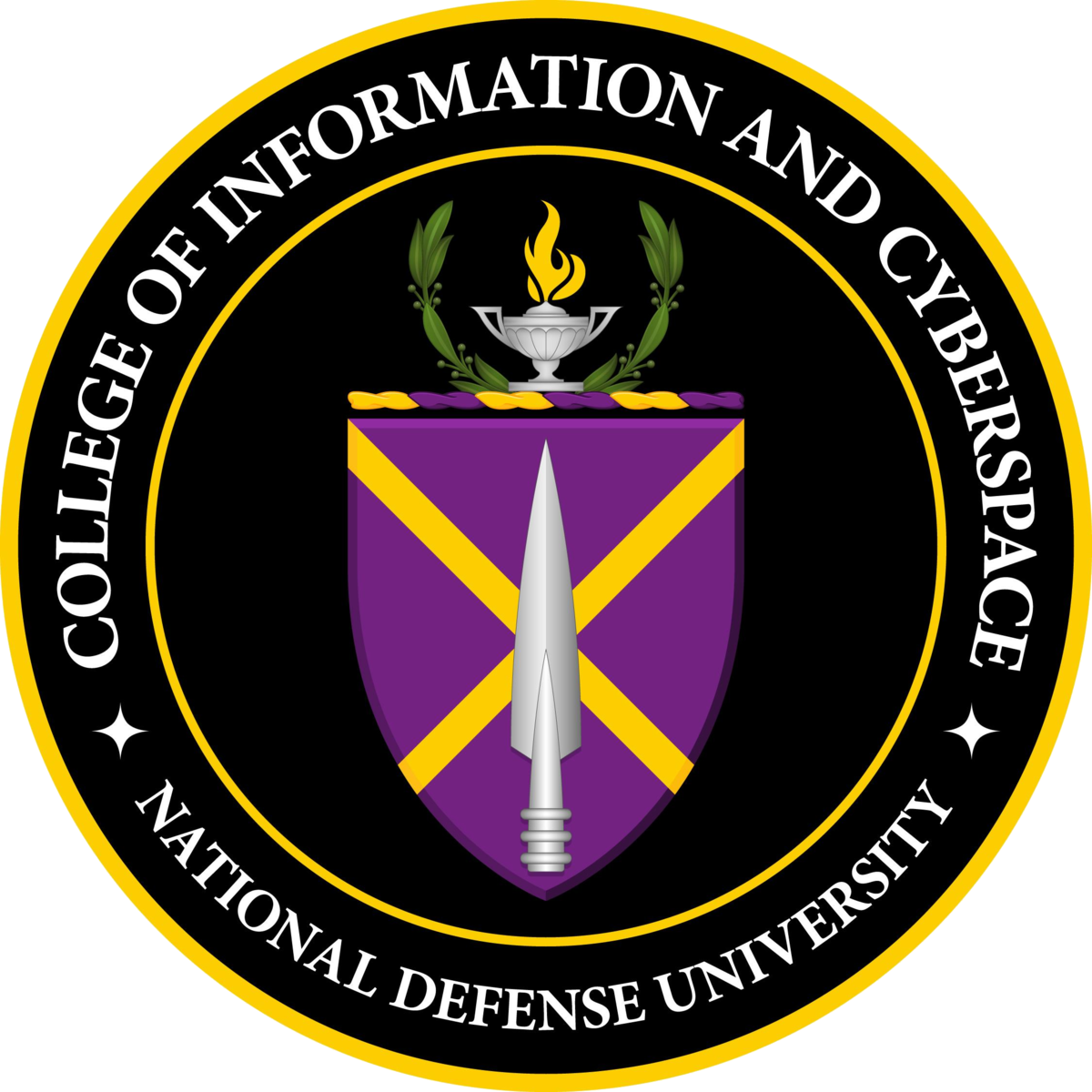 National Defense University’s College of Information and Cyberspace logo