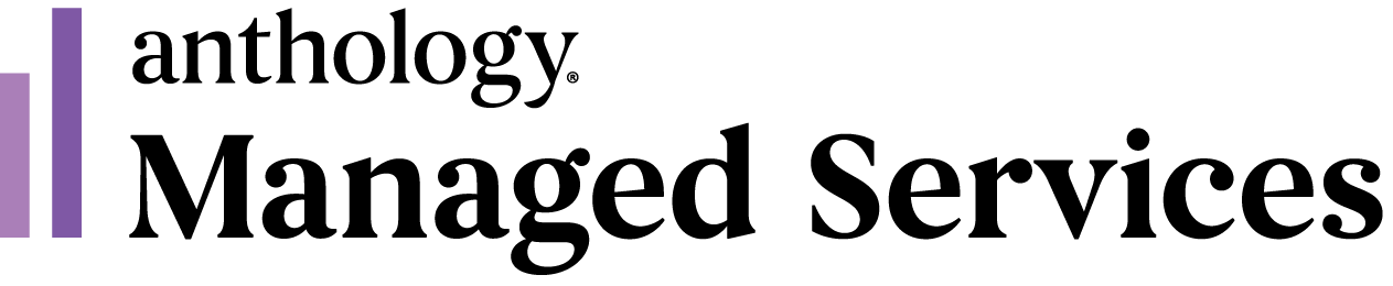 Anthology Managed Services logo with trademark