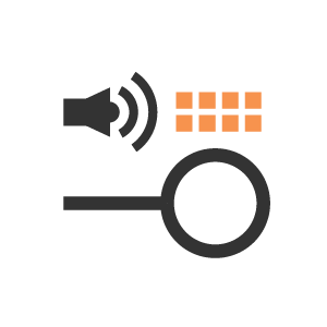 Icon illustration representing accessibility tools