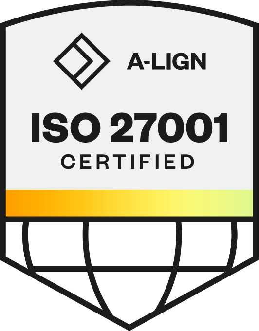 A-LIGN ISO 27001 Certified badge