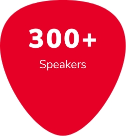 300+ Speakers
