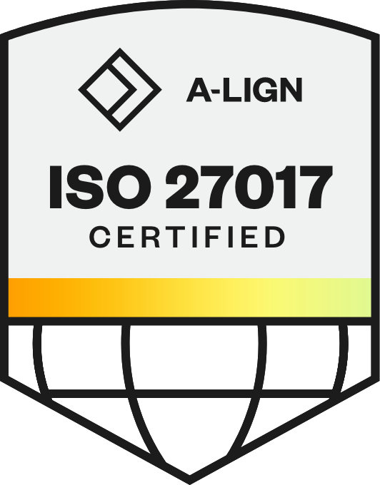 A-LIGN ISO 27017 Certified badge