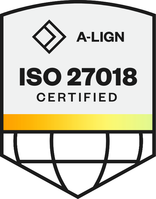 A-LIGN ISO 27018 Certified badge