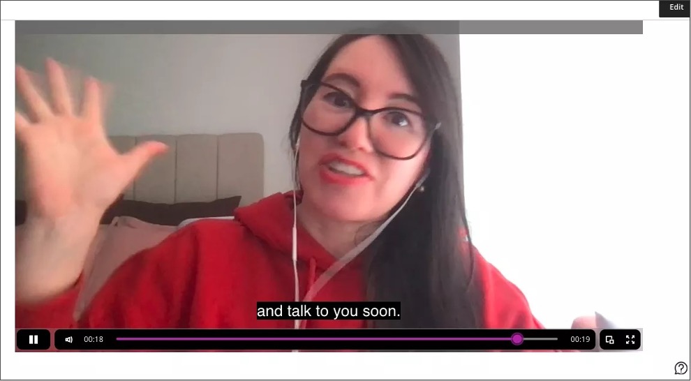 Automatic captioning for videos is available