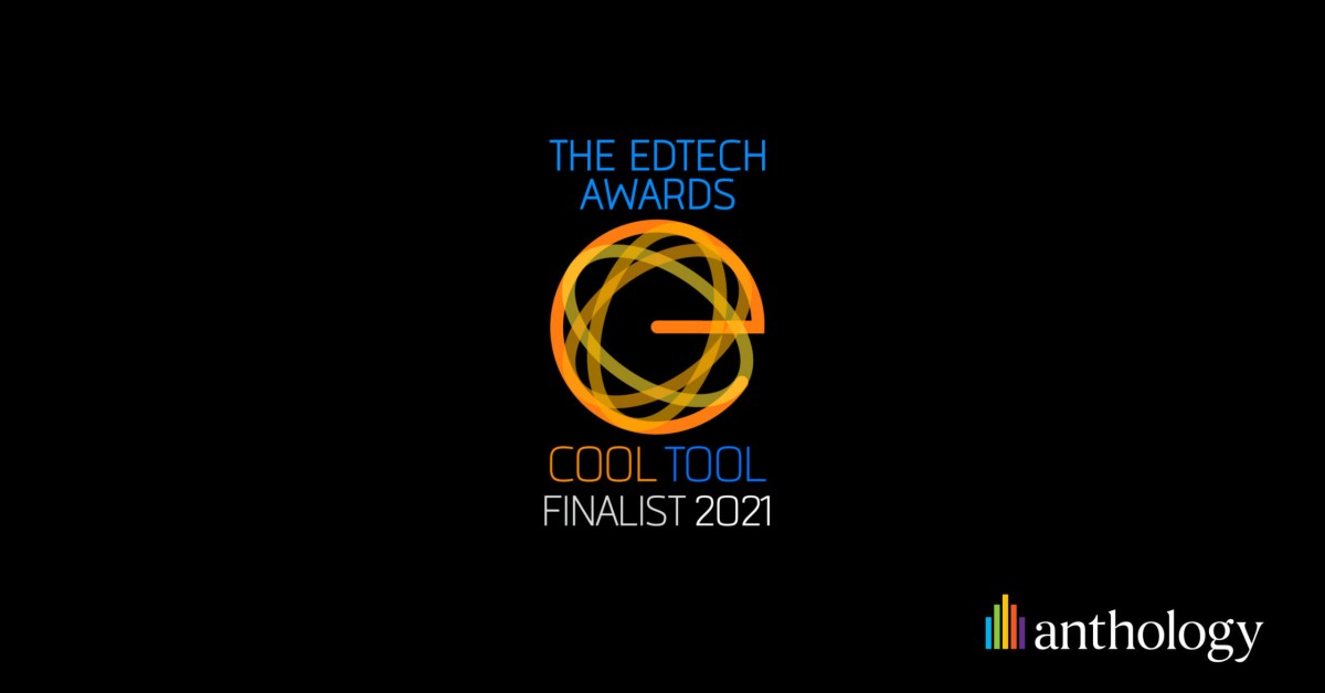 Illustration with the text The Edtech Awards Cool Tool Finalist 2021