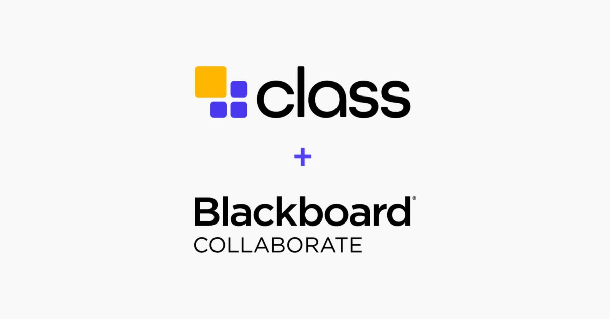 Class logo lockup with the Blackboard Collaborate mark