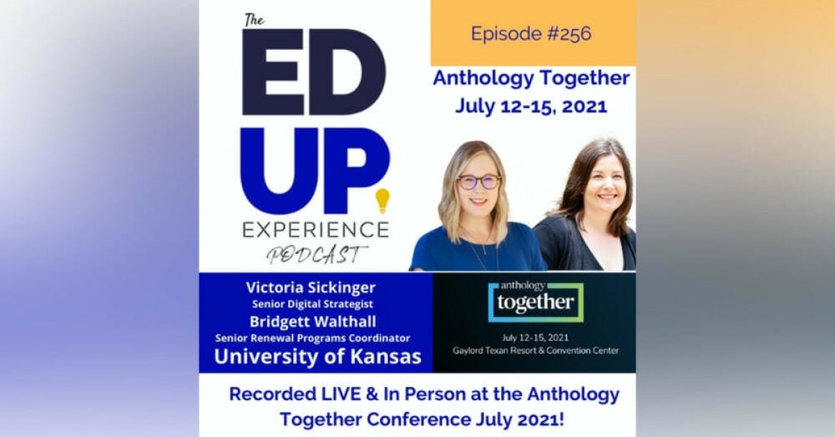 EdUp Podcast episode cover featuring Victoria Sickinger and Bridgett Walthall