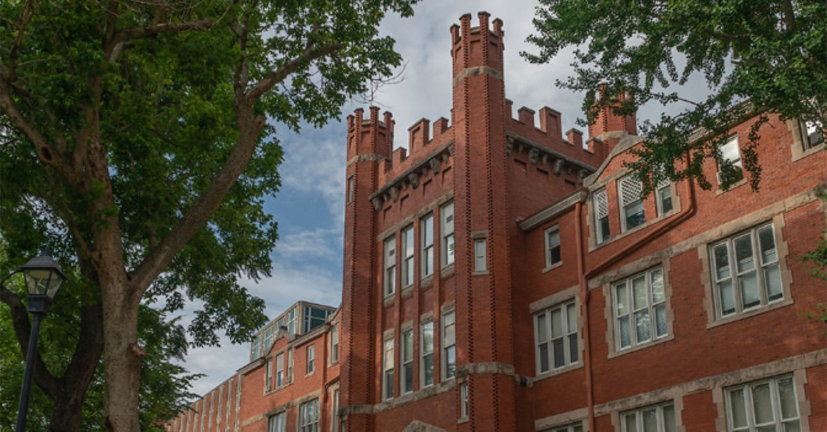 Photo of a building on the Marshall University campus