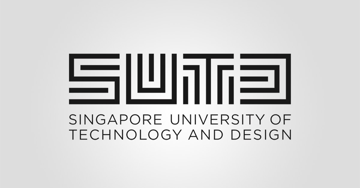 Singapore University of Technology and Design logo over a gray background