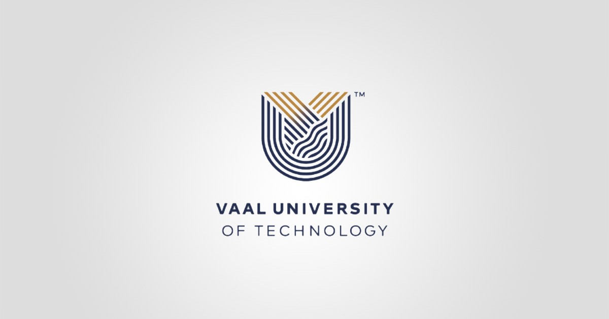 Vaal University of Technology logo on a gray background