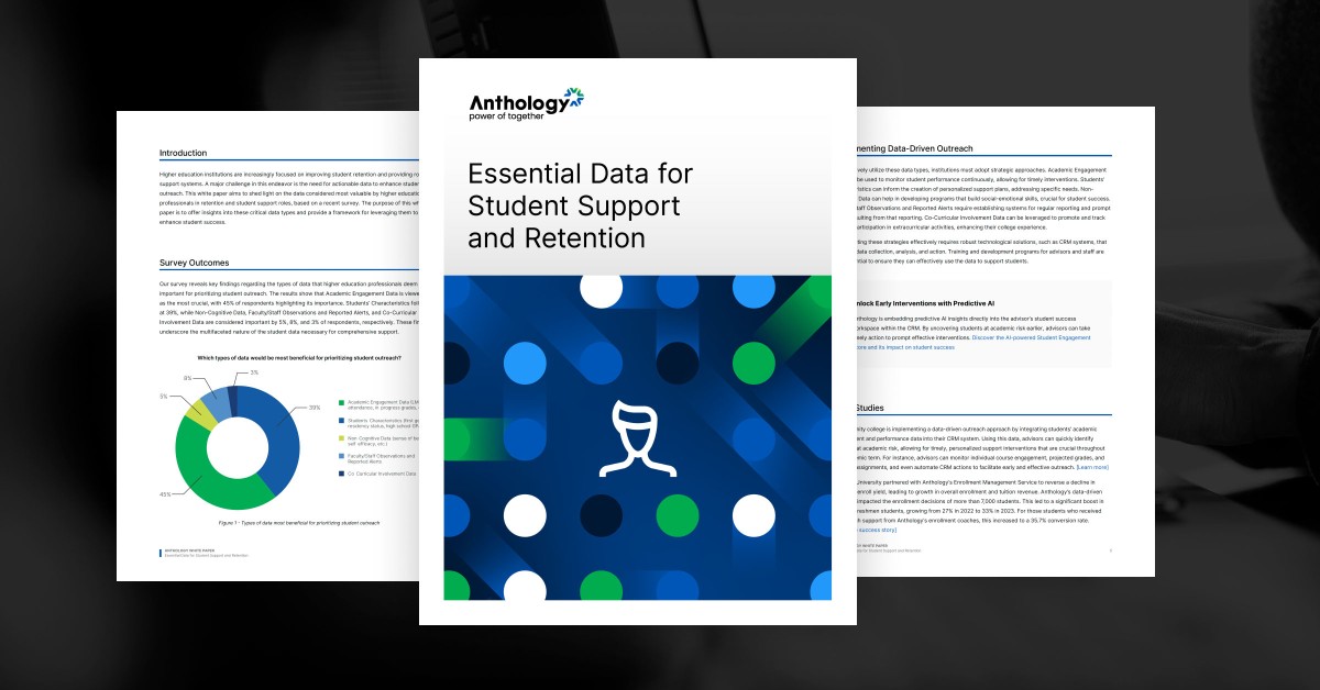 Preview of the white paper over an image obscured by a black transparent overlay