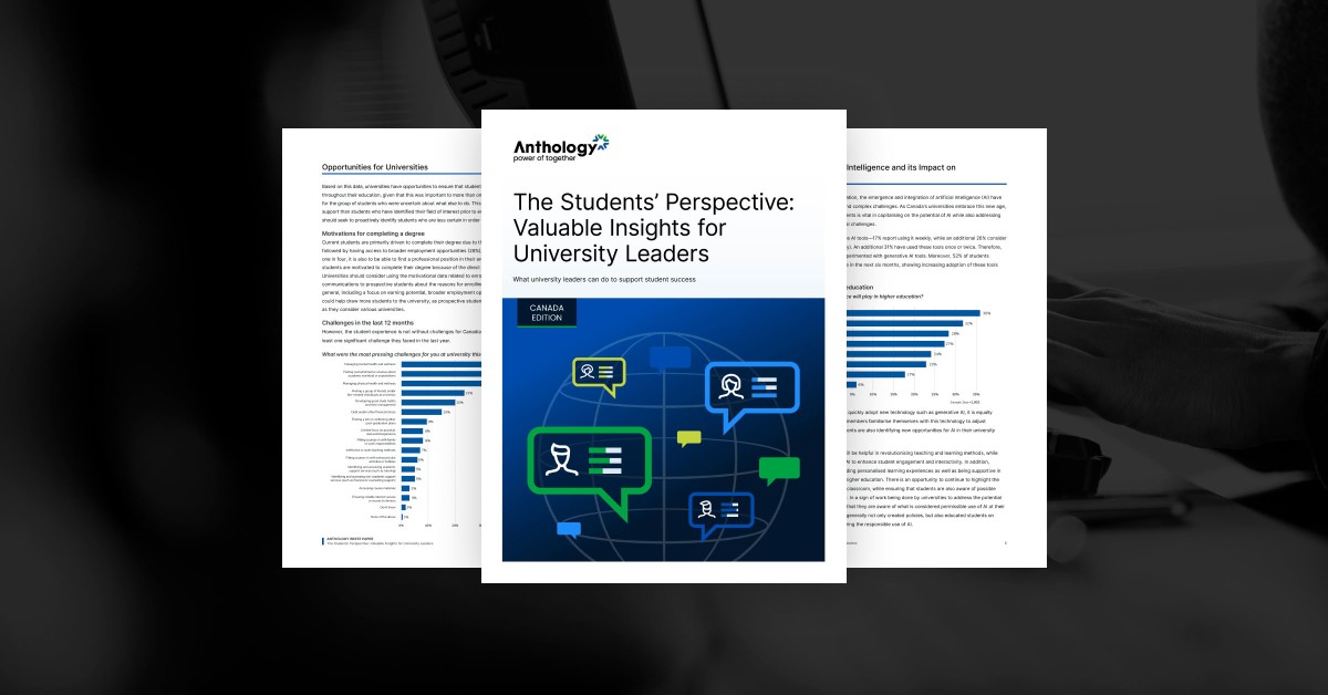 Preview of the white paper over an image obscured by a black transparent overlay