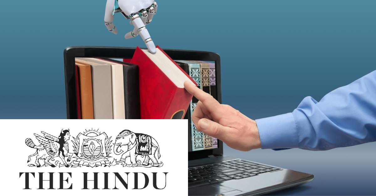 The Hindu logo on the left. 