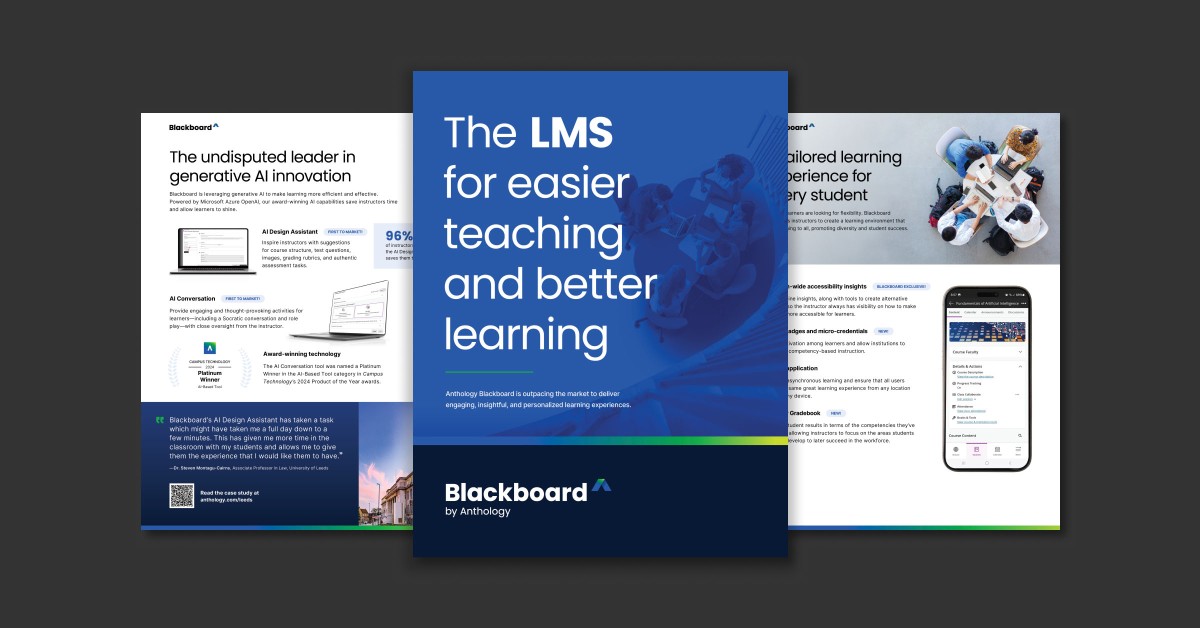Preview of the brochure over a gray background