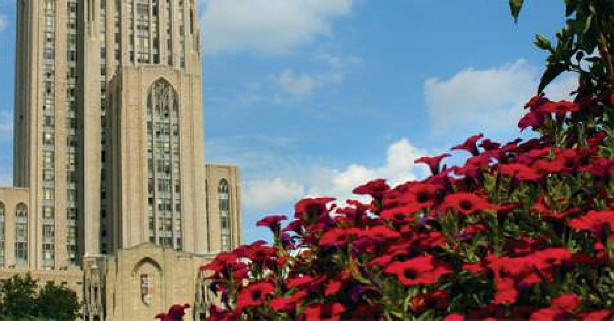 Daytime image of University of Pittsburgh campus