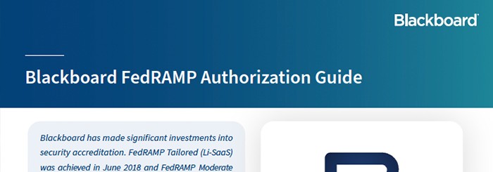 Blackboard FedRAMP Authorization Guide