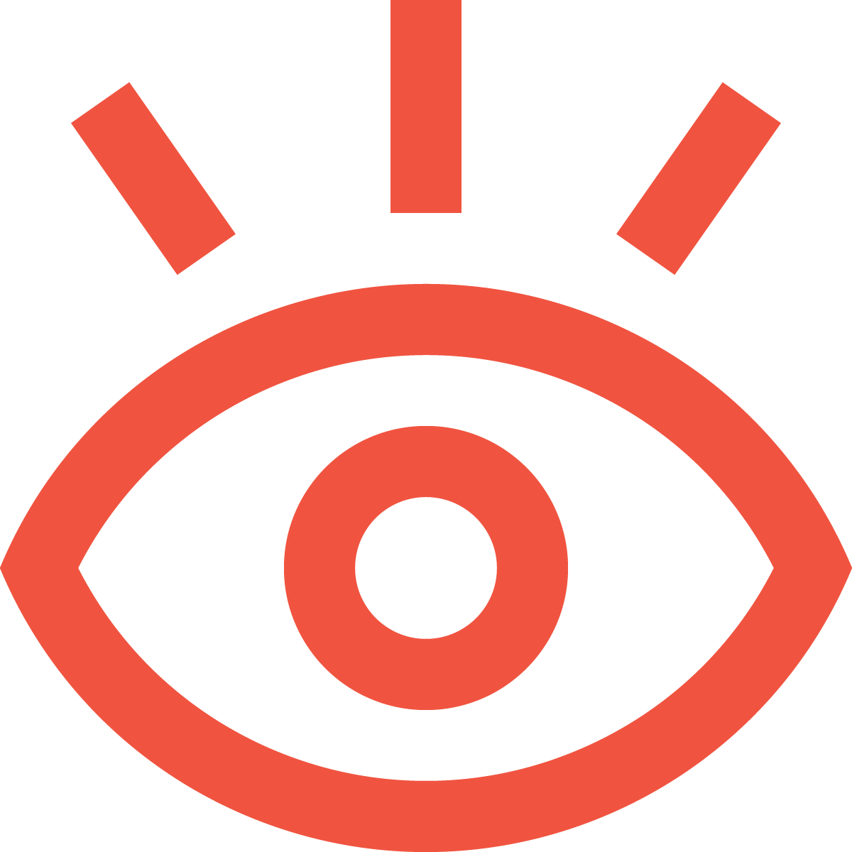 Icon illustration of an eye