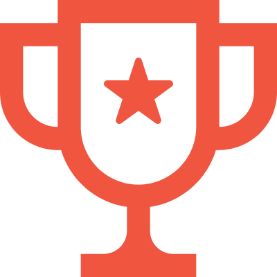 Illustrated icon representing a trophy
