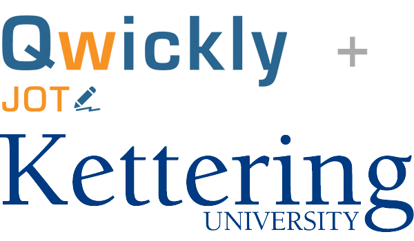 Qwickly Jot and Kettering University Logos