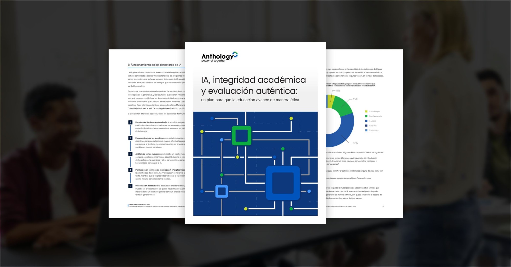 Preview of the white paper over an image of learners studying