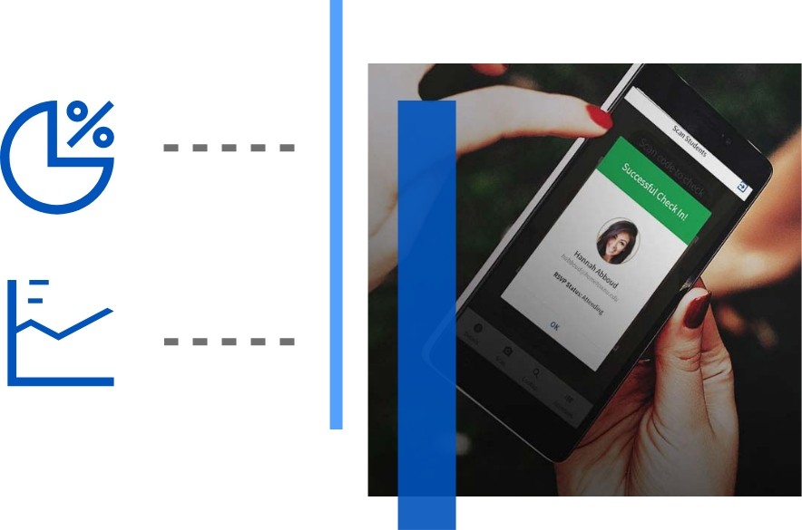 Screenshot of Engage running on a smart phone