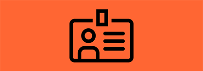 illustration of ID badge