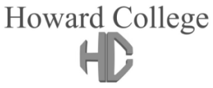 Howard College black and white logo